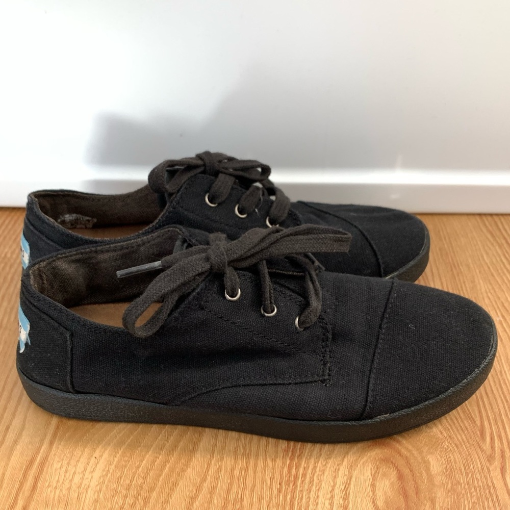 Toms Paseo Canvas Low Top Casual Sneaker womens size 6